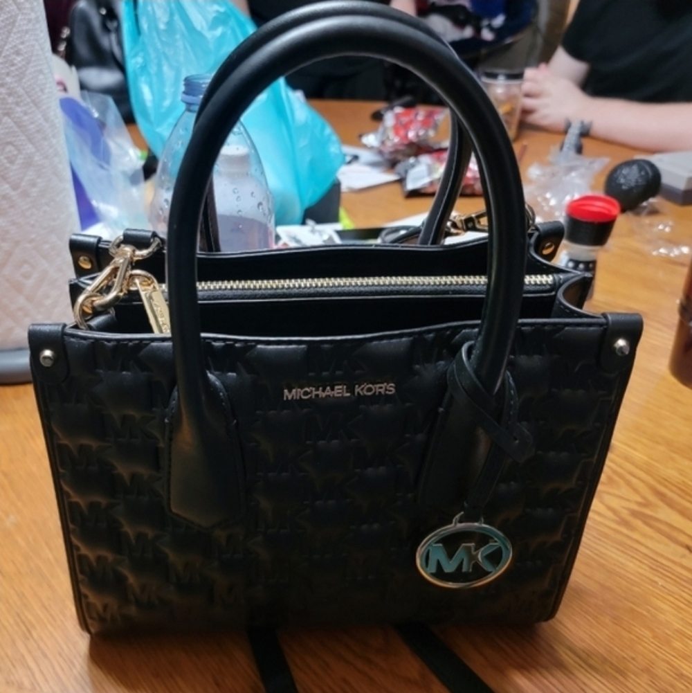 Michael Kors Black Maple Handbag